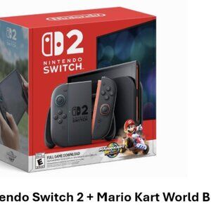 Switch 2 with Mario Cart Bundle